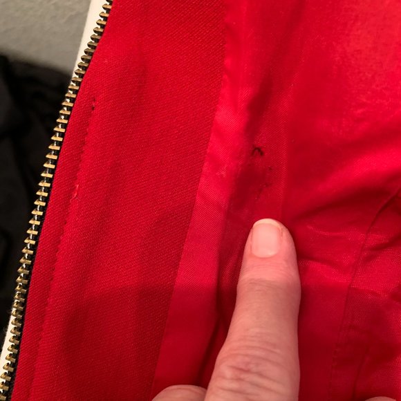 Alberto Makali Red and Black Quilted Vest - Picture 13 of 15